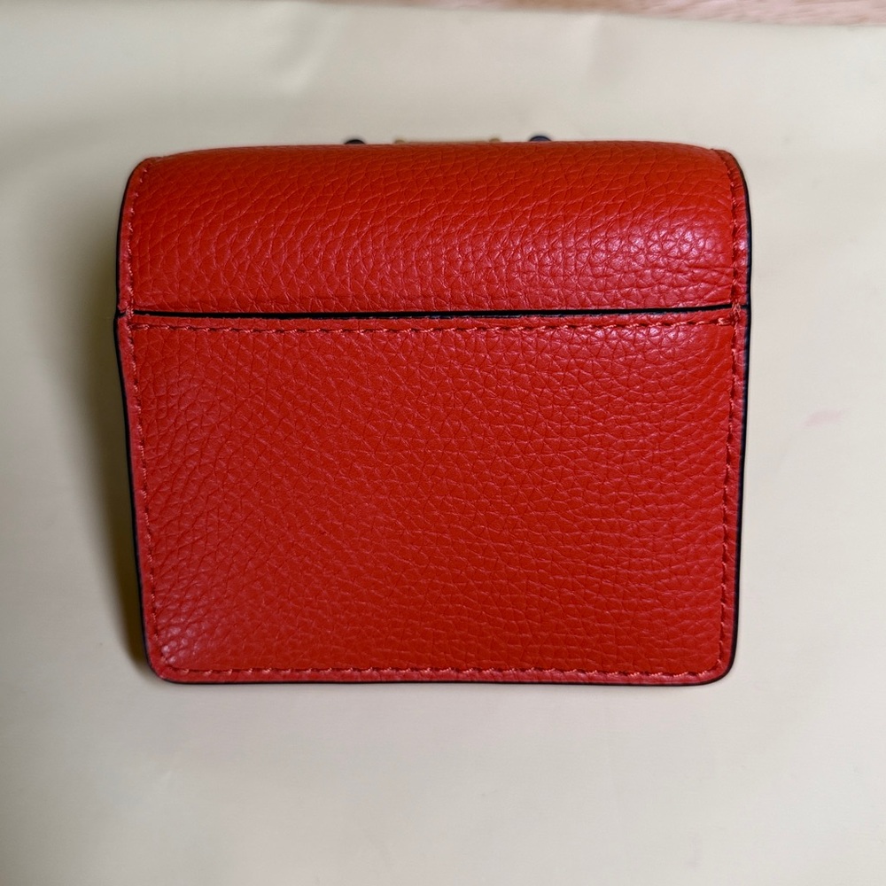 Michael Kors Orange Compact Wallet - Picture 3 of 6